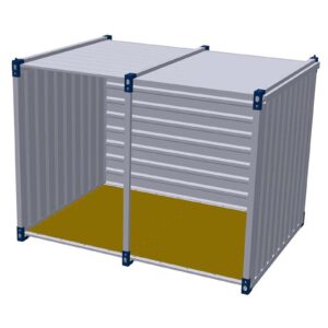 demontabele containers zeecontainer opslagcontainer materiaal container snelbouw container
