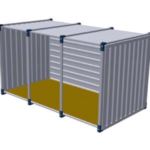 demontabele containers zeecontainer opslagcontainer materiaal container snelbouw container