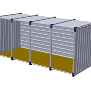demontabele containers zeecontainer opslagcontainer materiaal container snelbouw container