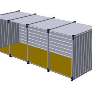 demontabele containers zeecontainer opslagcontainer materiaal container snelbouw container