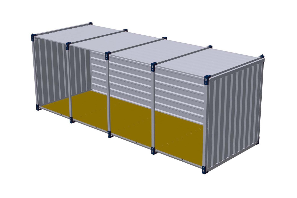demontabele containers zeecontainer opslagcontainer materiaal container snelbouw container